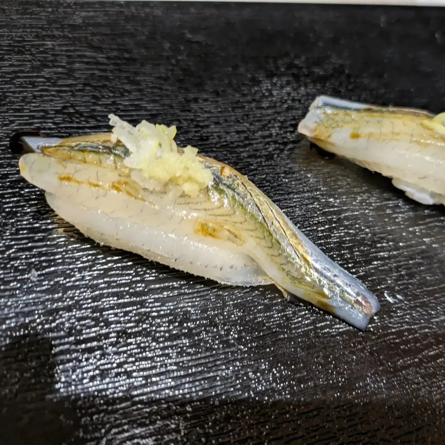 [サヨリ]　国内の北海道から九州までの内湾にいる小型の魚。